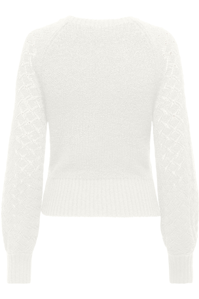 ONLMIAMI LS O-NECK CC KNT 15335108 Cloud Dancer